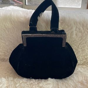 Vintage Velvet Wrist Purse